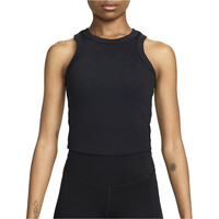 Nike sujetadores deportivos W NK ONE FITTED DF CROP TANK vista frontal