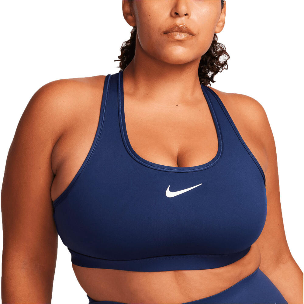 Nike sujetadores deportivos W NK SWSH MED SPT BRA vista frontal