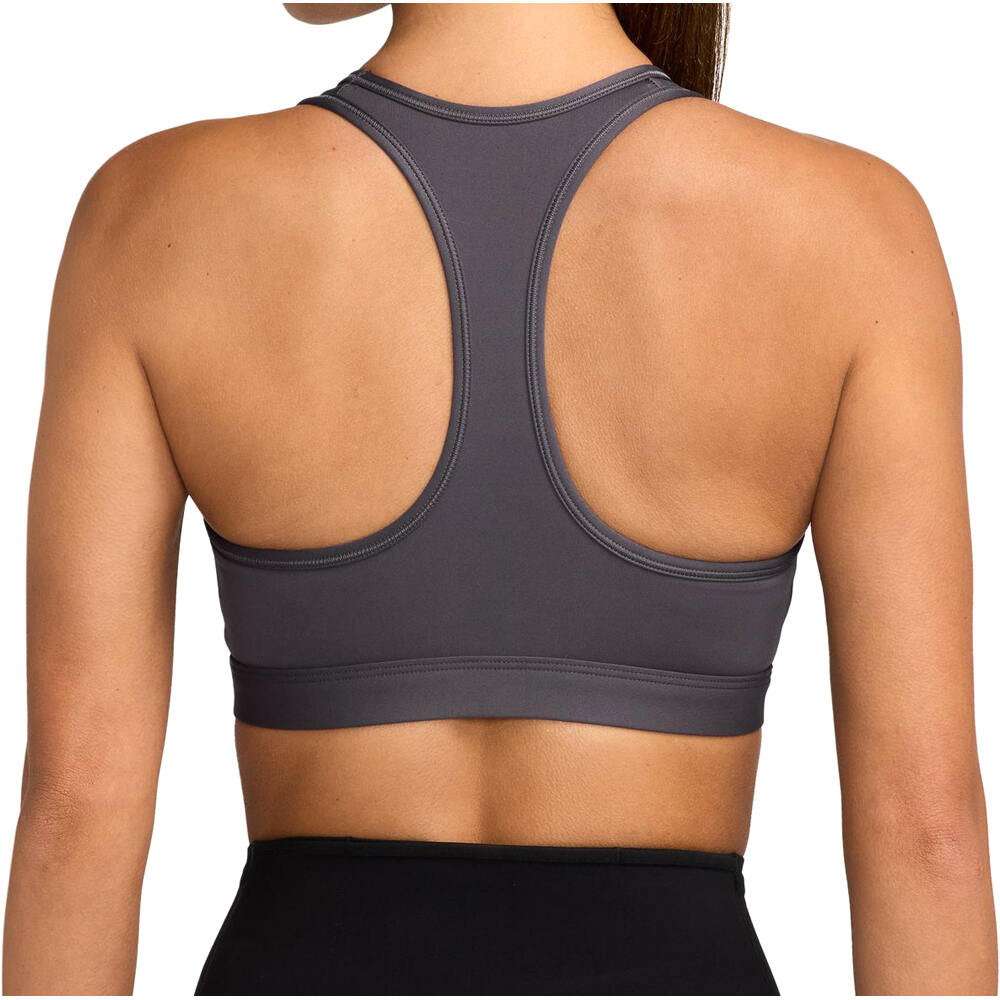 Nike sujetadores deportivos W NK SWSH MED SPT BRA vista trasera