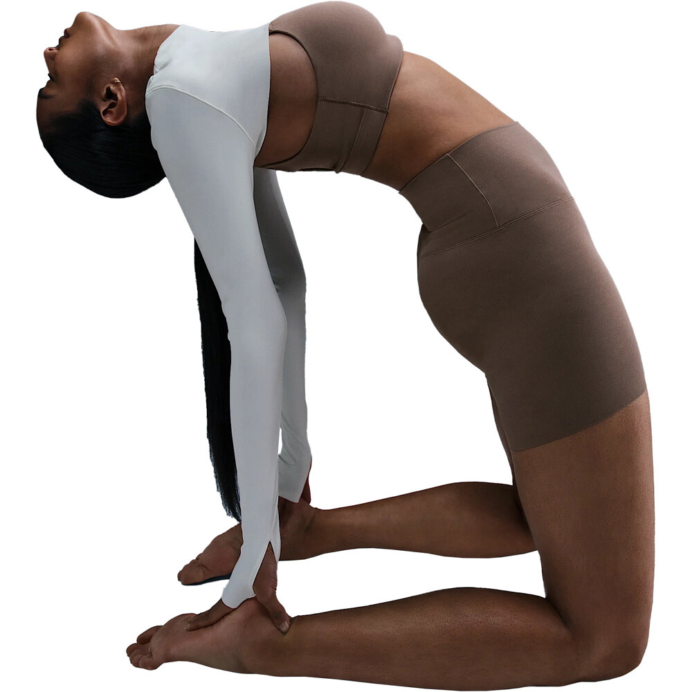 Nike sujetadores deportivos W NK ZENVY DF LS SHRUG TOP vista detalle