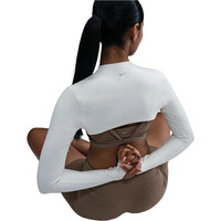 Nike sujetadores deportivos W NK ZENVY DF LS SHRUG TOP vista trasera