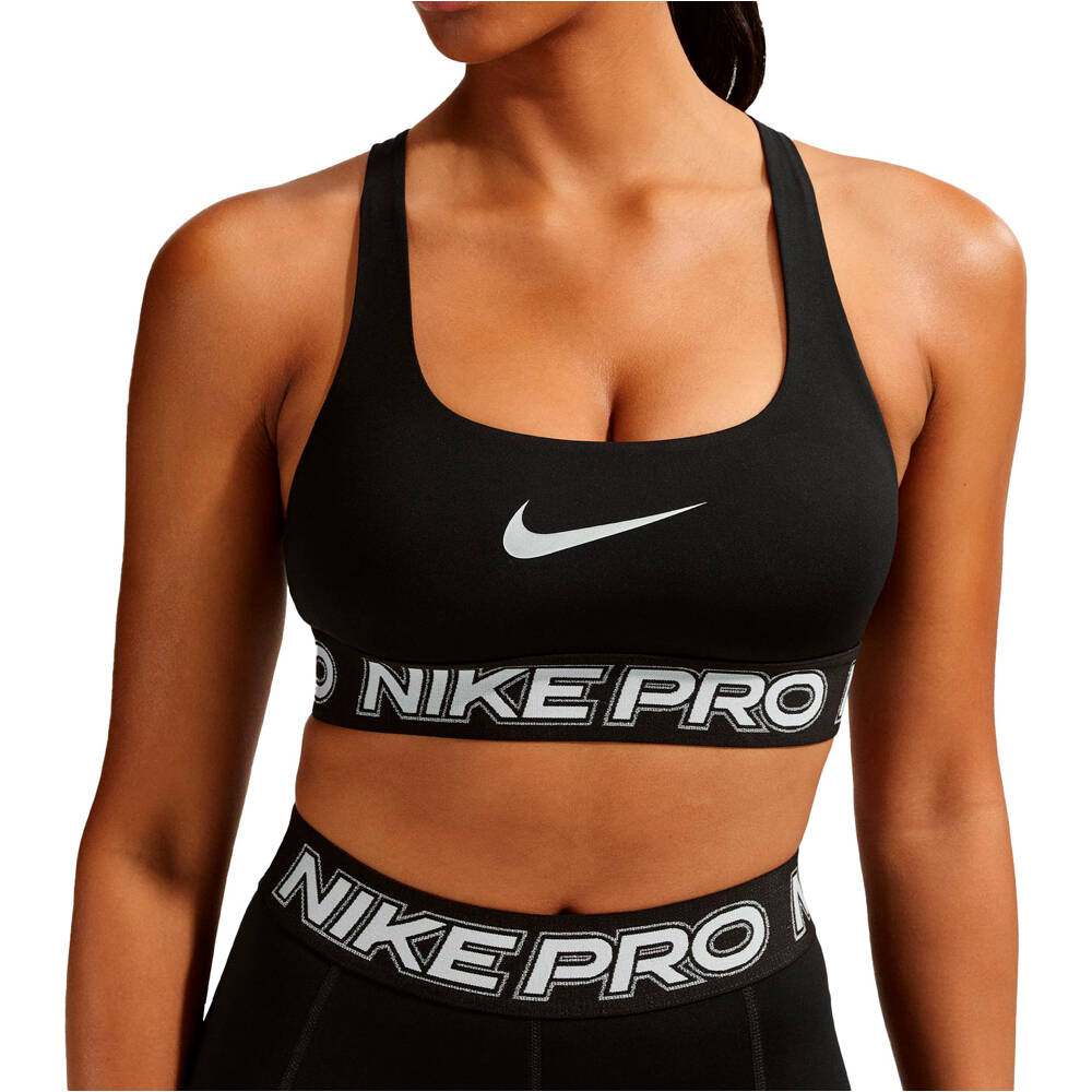 Nike sujetadores deportivos W NP DF BRA TT GRX vista frontal