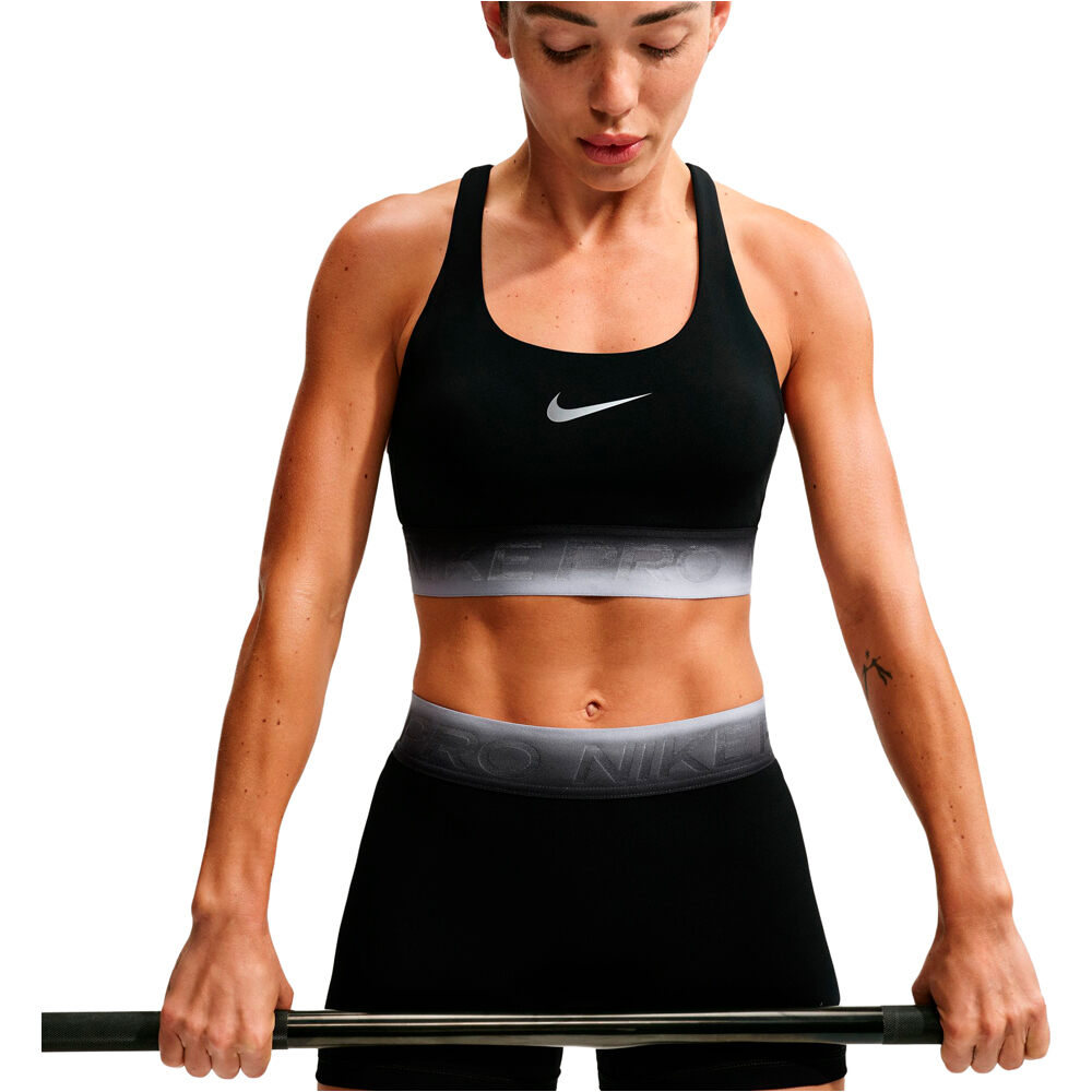 Nike sujetadores deportivos W NP DF LS BRA TT GRDNT vista detalle