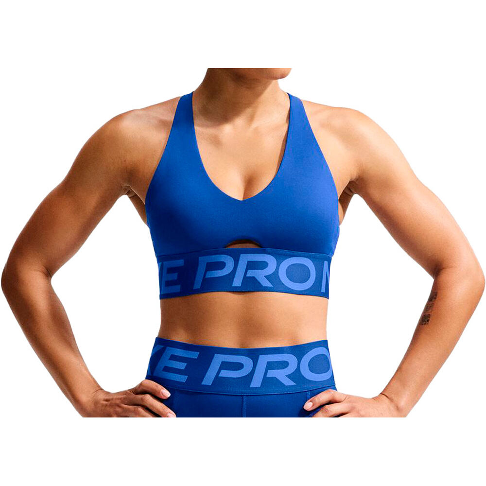 Nike sujetadores deportivos W NP DF SCULPT MS BRA vista frontal