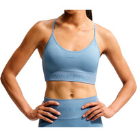 Nike sujetadores deportivos W NP DF SMLS LS BRA vista frontal