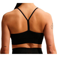 Nike sujetadores deportivos W NP DF SMLS LS BRA vista trasera
