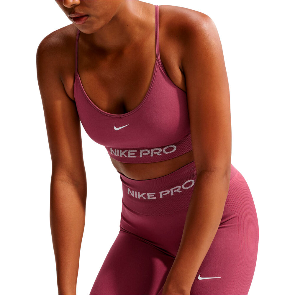 Nike sujetadores deportivos W NP DF SMLS LS BRA WT 04