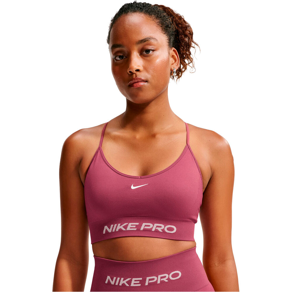 Nike sujetadores deportivos W NP DF SMLS LS BRA WT vista detalle