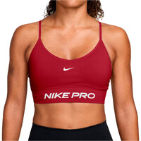 Nike sujetadores deportivos W NP DF SMLS LS BRA WT vista frontal