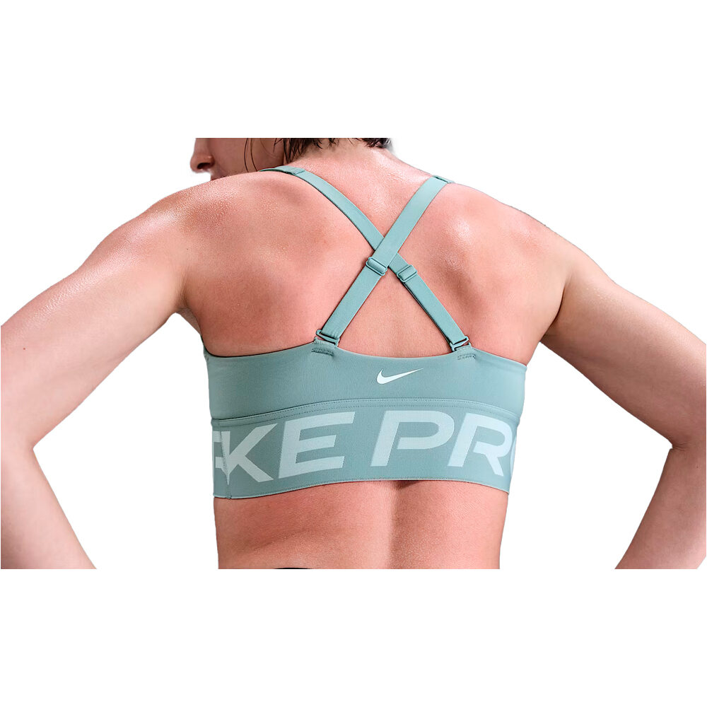 Nike sujetadores deportivos W NP INDY PLUNGE BRA BOLD vista trasera