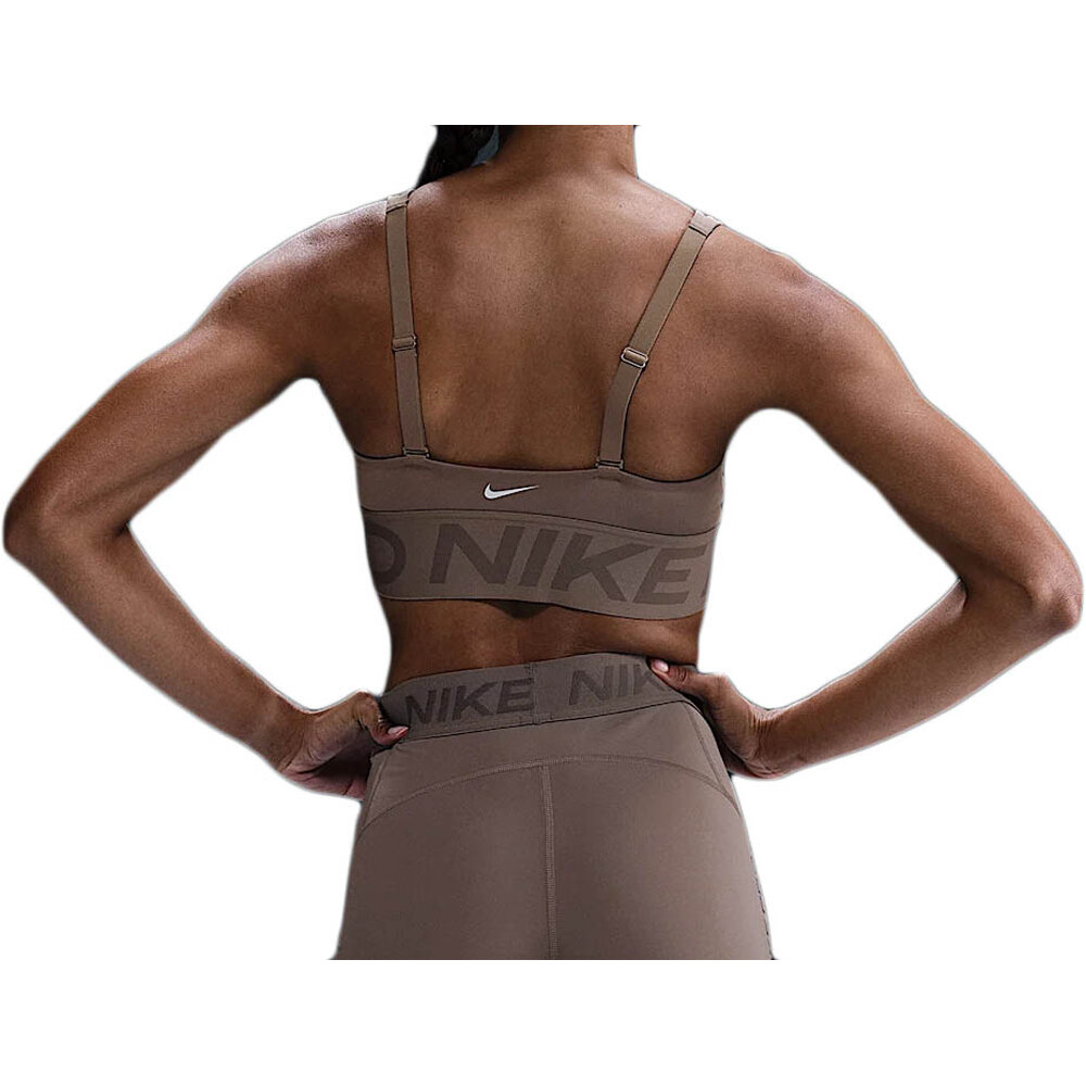 Nike sujetadores deportivos W NP INDY PLUNGE BRA BOLD vista trasera