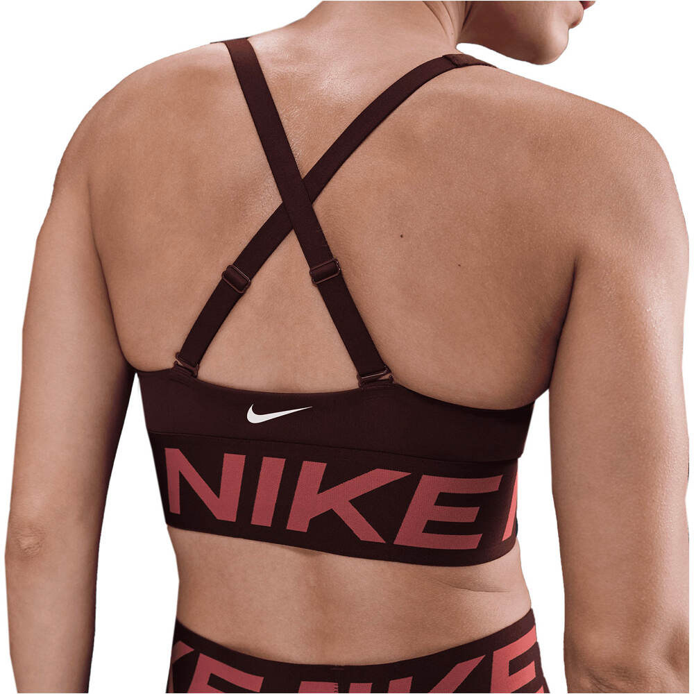 Nike sujetadores deportivos W NP INDY PLUNGE BRA BOLD vista trasera