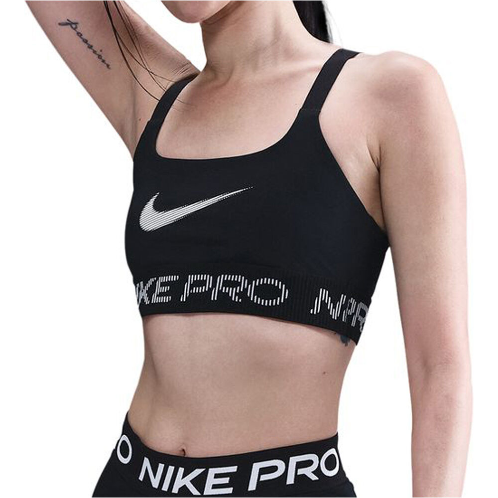 Nike sujetadores deportivos W NP LS BRA TT GRX vista frontal