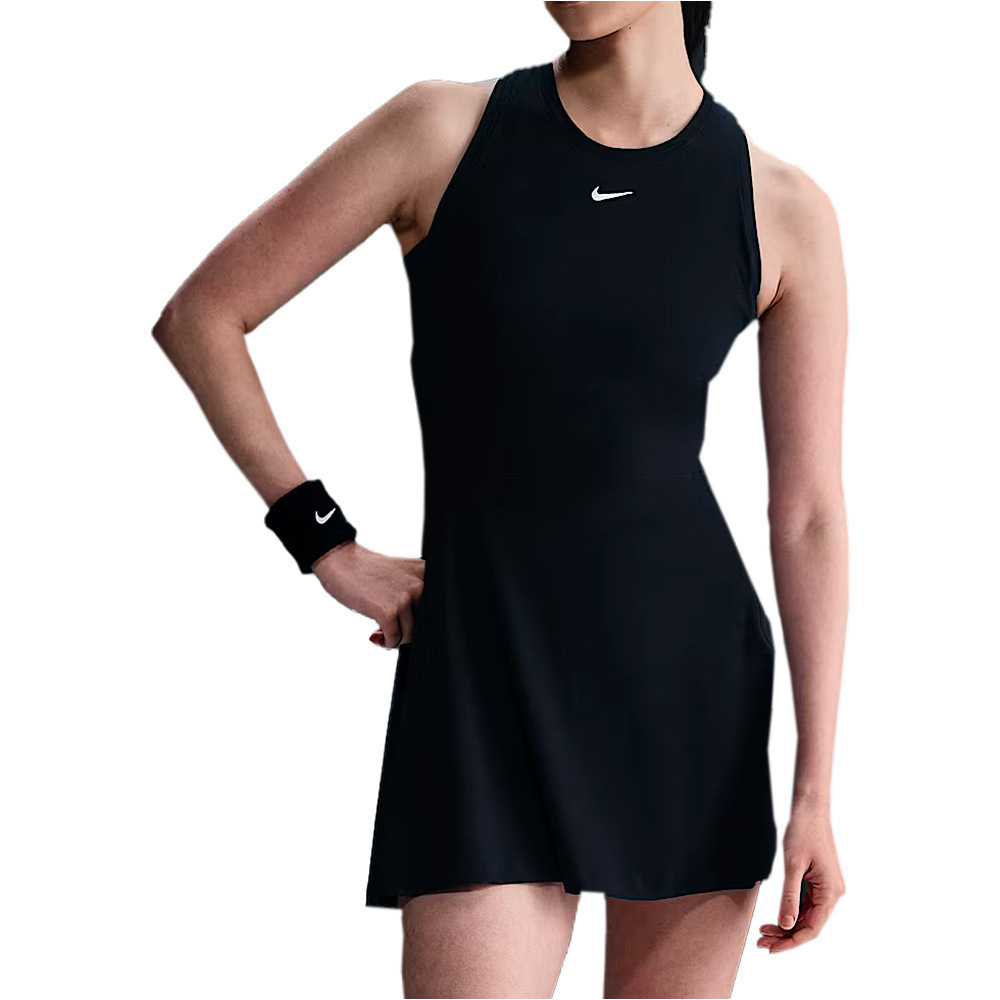 Nike vestidos tenis W NK DF VICTORY DRESS vista frontal