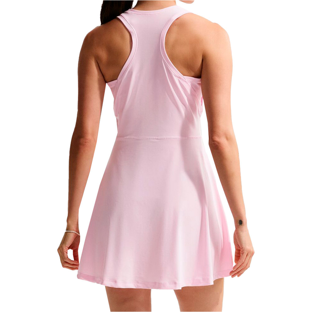 Nike vestidos tenis W NK DF VICTORY DRESS vista trasera