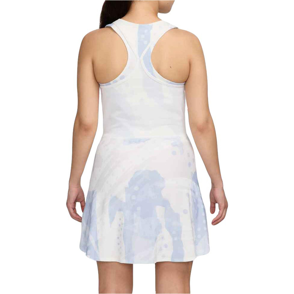 Nike vestidos tenis W NKCT DF SLAM DRESS MB PRT vista trasera