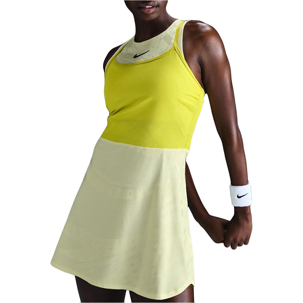 Nike vestidos tenis W NKCT DF SLAM DRESS MB vista frontal