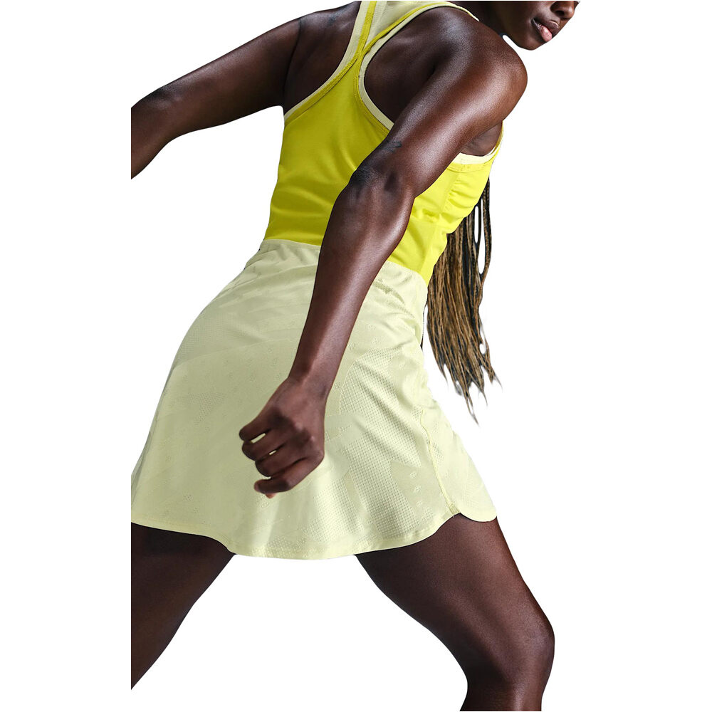 Nike vestidos tenis W NKCT DF SLAM DRESS MB vista trasera