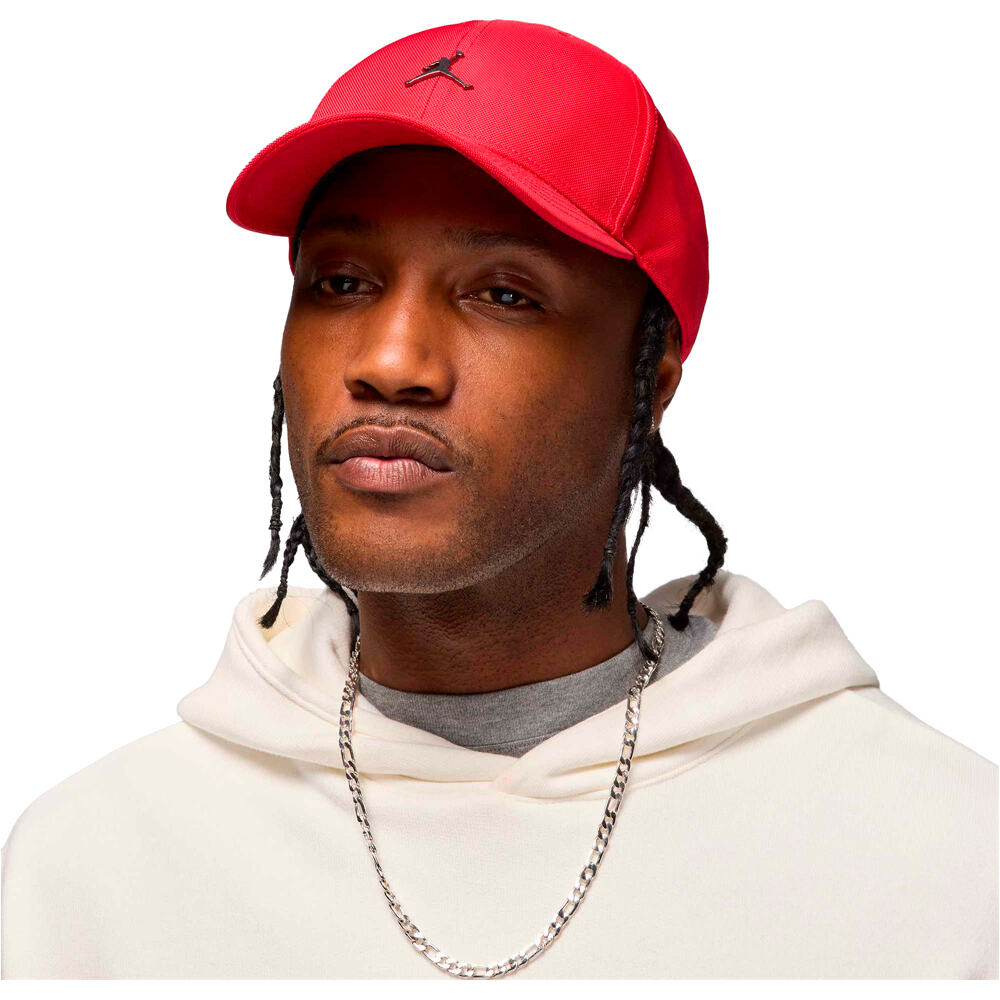 Nike visera lona U J RISE CAP S CB MTL JM vista frontal