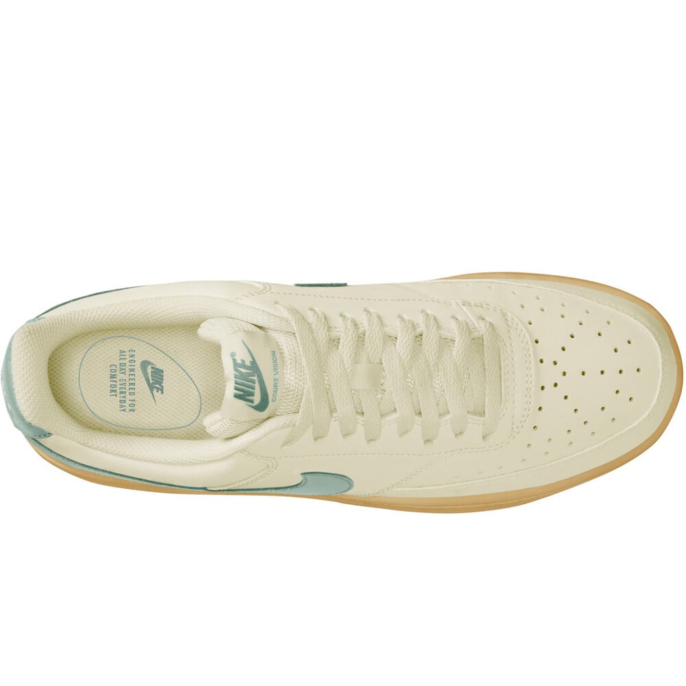 Nike zapatilla moda hombre NIKE COURT VISION LO V2 NBK vista trasera