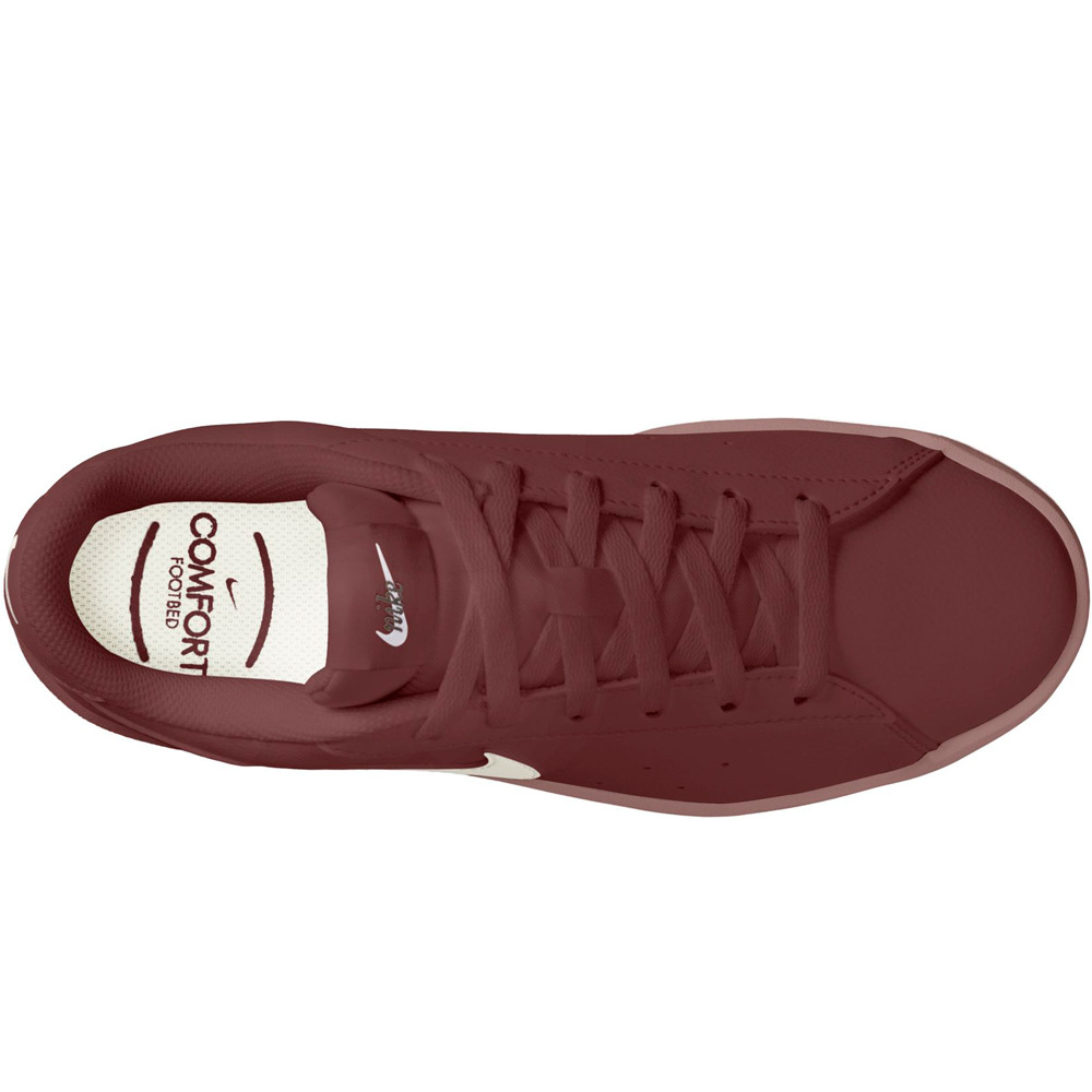 Nike zapatilla moda mujer W NIKE COURT HERITAGE SL vista trasera
