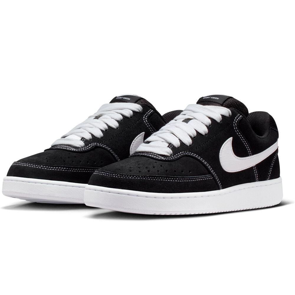 Nike zapatilla moda mujer W NIKE COURT VISION LO FL lateral interior