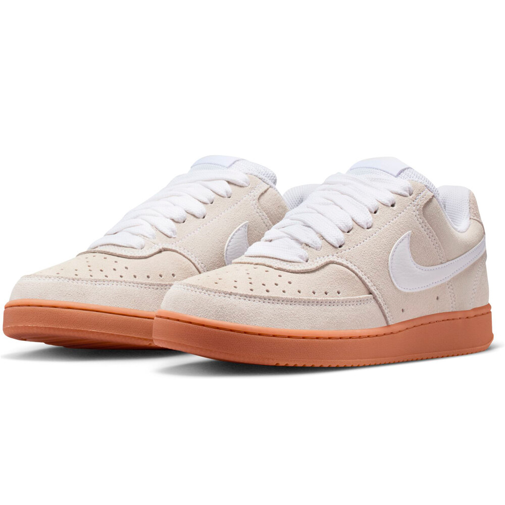 Nike zapatilla moda mujer W NIKE COURT VISION LO FL lateral interior