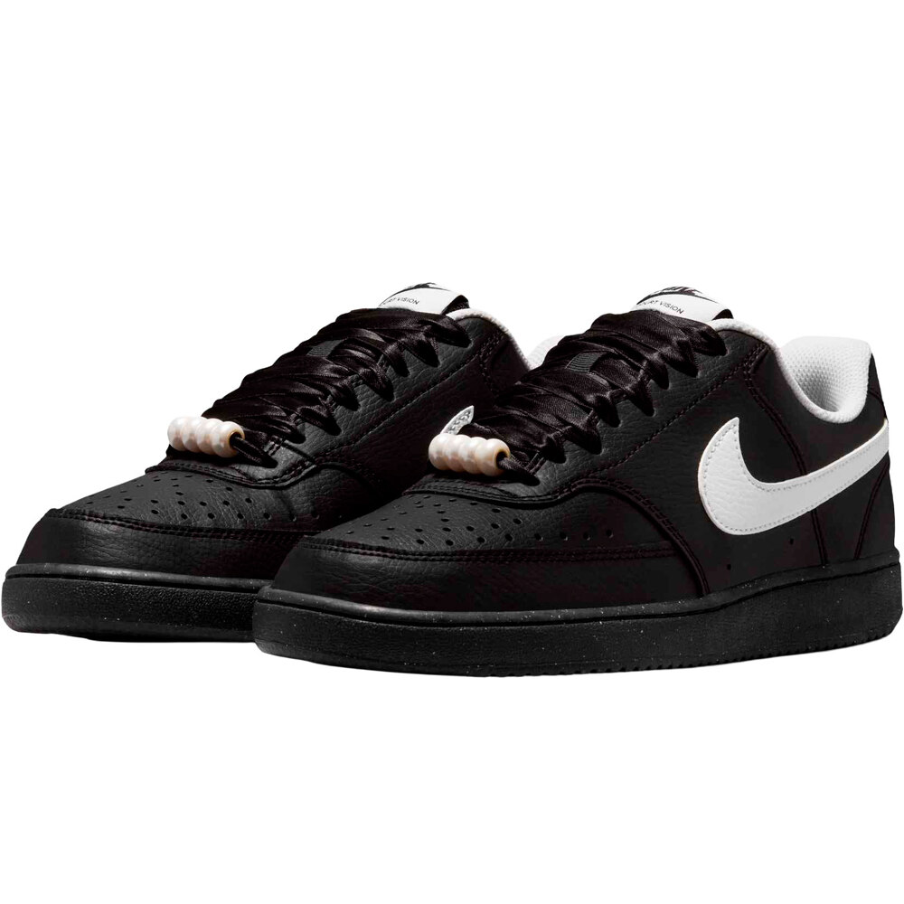 Nike zapatilla moda mujer W NIKE COURT VISION LO LE lateral interior