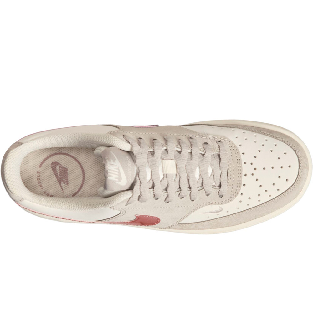 Nike zapatilla moda mujer W NIKE COURT VISION LO LX vista trasera