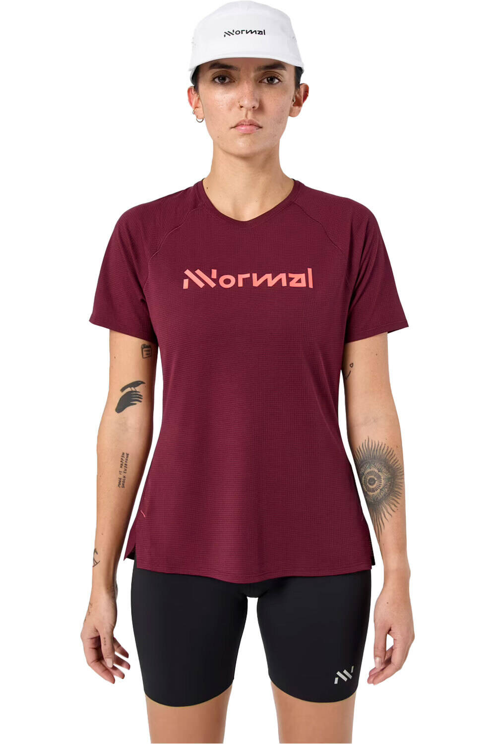 Nnormal camiseta entrenamiento manga corta mujer Race T-shirt 02 W vista frontal