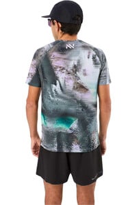 Nnormal camisetas trail running manga corta hombre Race T-Shirt Nature vista trasera