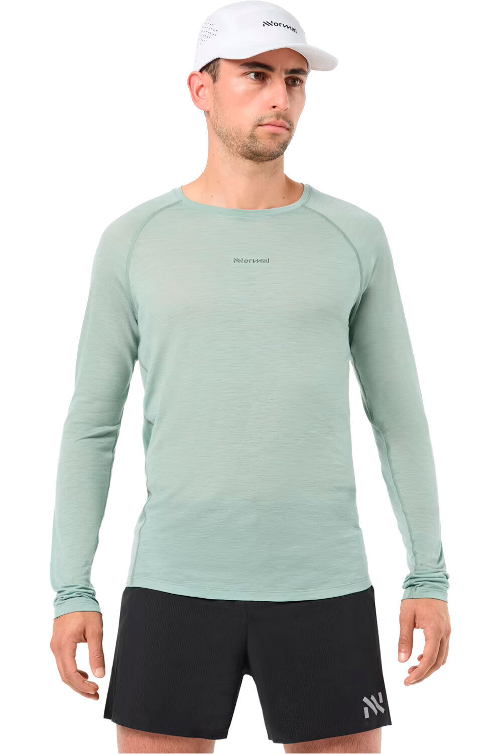 Nnormal camisetas trail running manga larga hombre Merino Long Sleeve 02 vista frontal