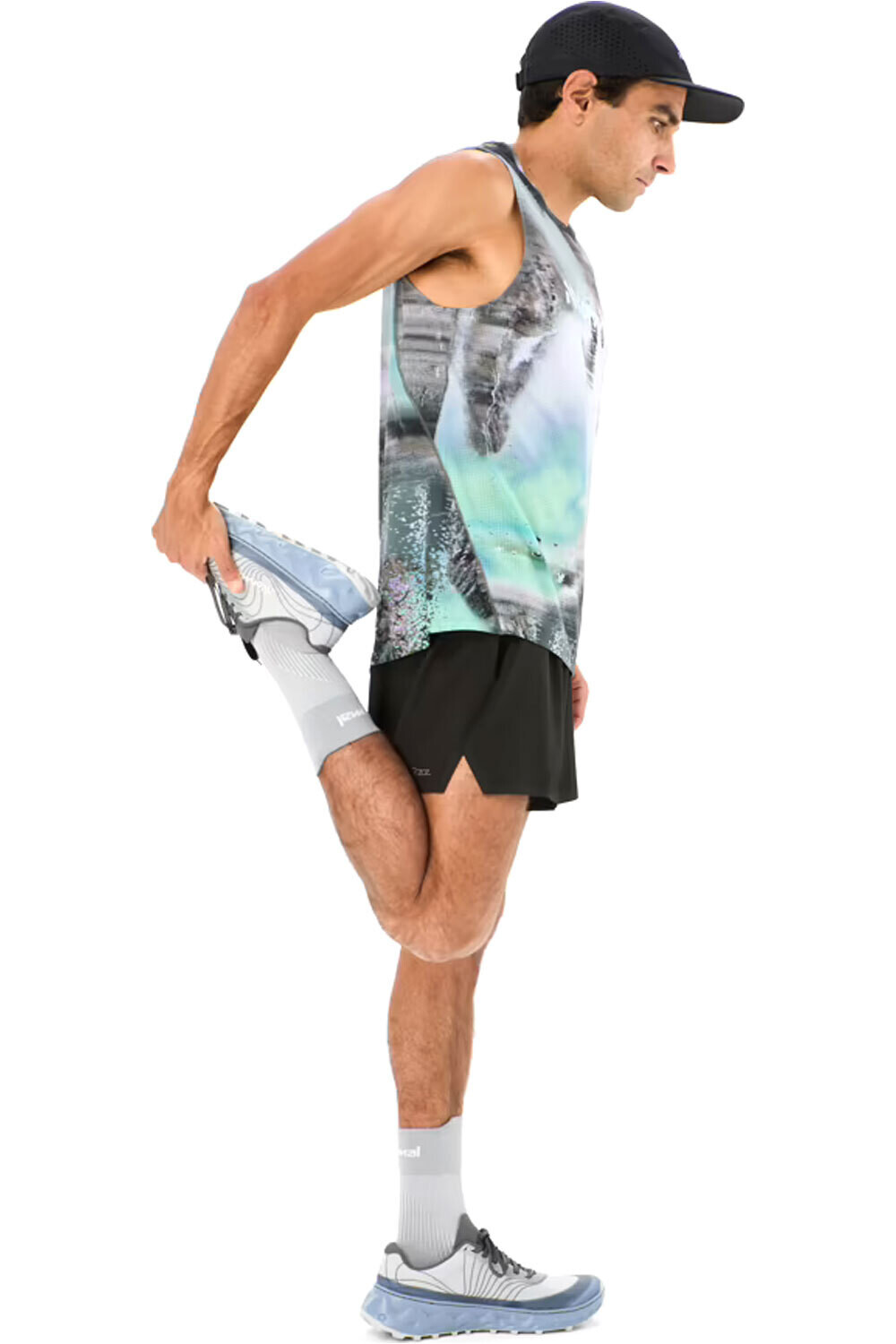 Nnormal camisetas trail running tirantes hombre Race Tank Nature vista frontal