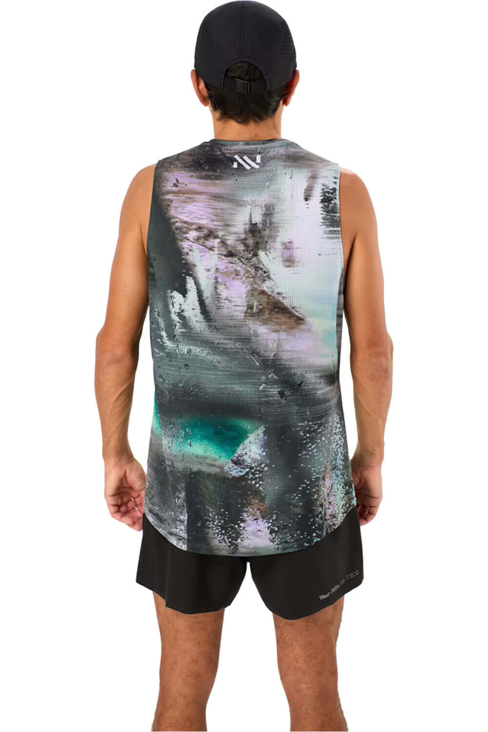 Nnormal camisetas trail running tirantes hombre Race Tank Nature vista trasera