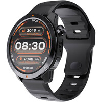North Edge reloj deportivo TREK 2 GPS Wacht Carbon WR 50 mt. vista frontal