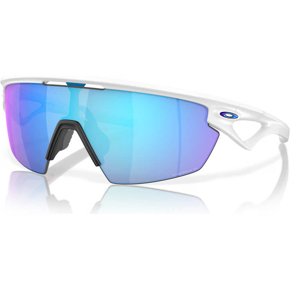 Oakley gafas ciclismo Sphaera MtWhite w/ Prizm Sapphire Pol vista frontal