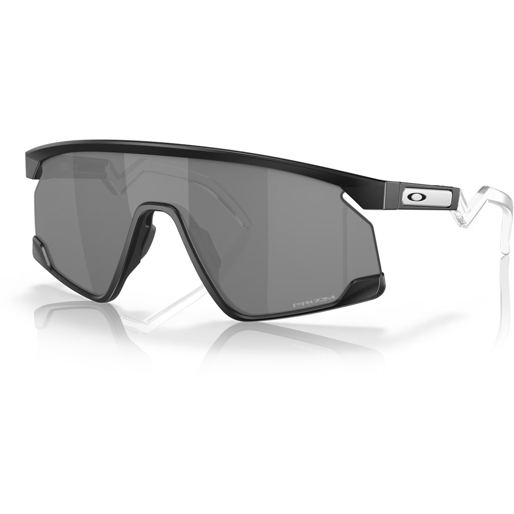 Oakley gafas deportivas BXTR Matte Black w/ Prizm Black vista frontal