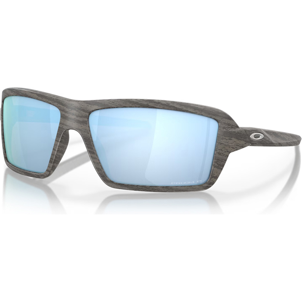 Oakley gafas deportivas Cables Woodgrain w/ Prizm DpWtr Pol vista frontal