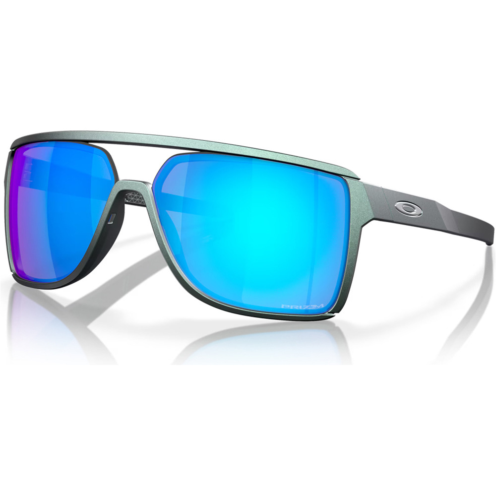 Oakley gafas deportivas Castel Mt/SilverBl Colorshift W/PzmSaph vista frontal