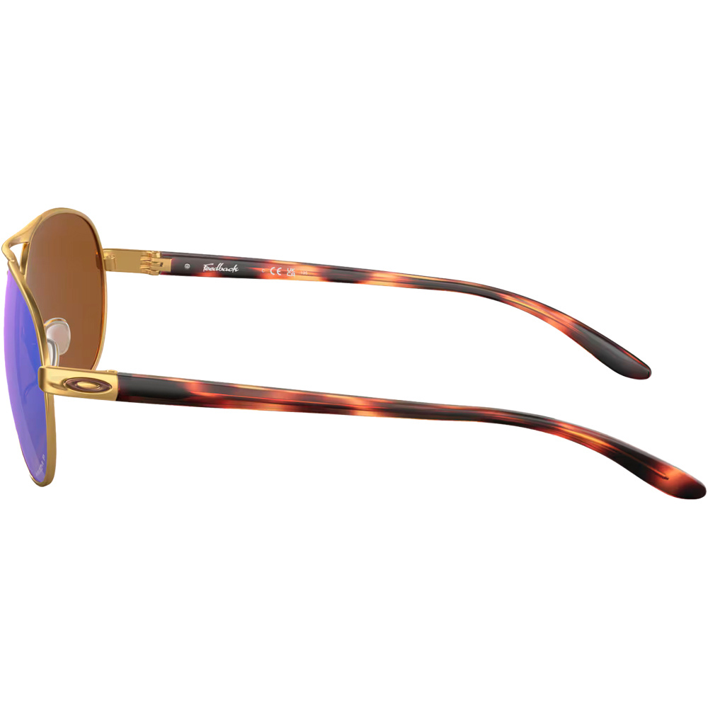 Oakley gafas deportivas Feedback Stn Gold w/ PRIZM Vlt Pol 02