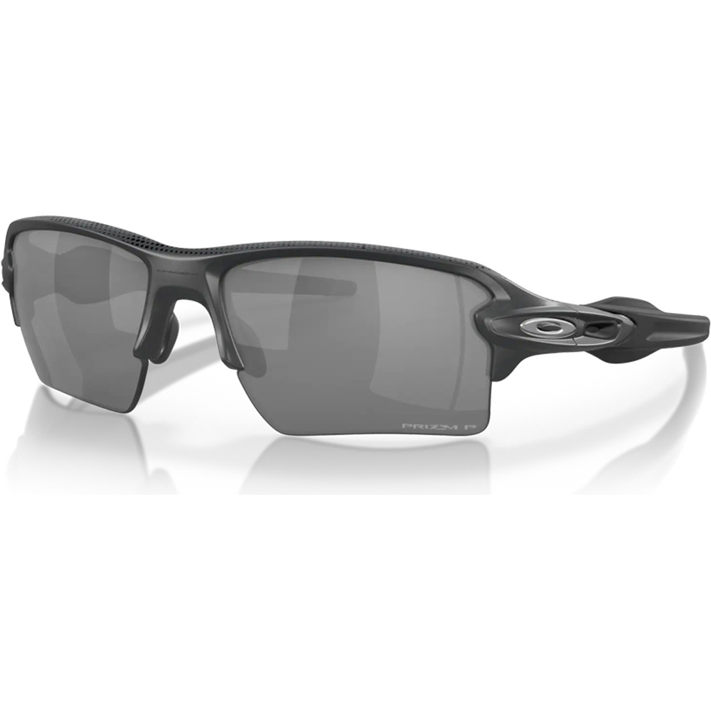 Oakley gafas deportivas FLAK 2.0 XL HIRES CRBN W/ PRIZM BLK PLR vista frontal