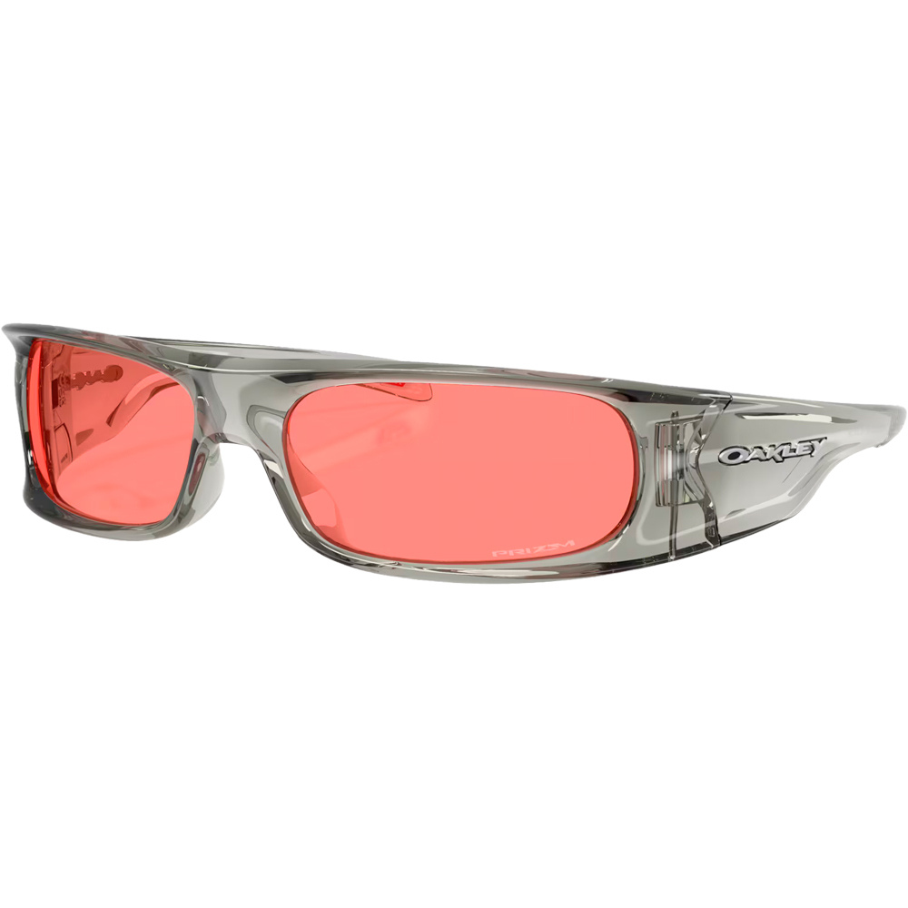 Oakley gafas deportivas HIGHLAND Highland Grey Ink w/ Prizm Peach vista frontal