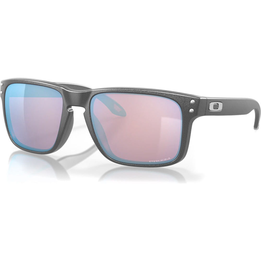 Oakley gafas deportivas Holbrook Steel w/ Prizm Snow Sapphire vista frontal