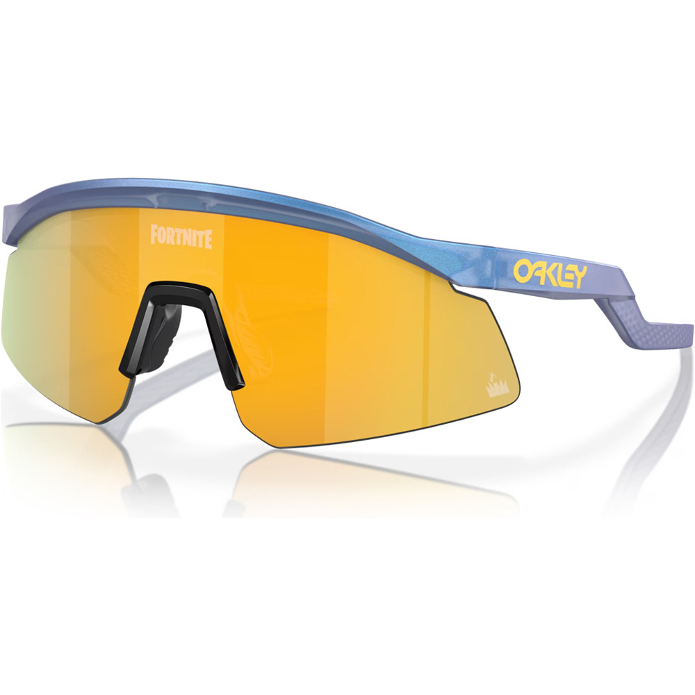 Oakley gafas deportivas Hydra Fortnite BlCyClr Shft w/ Prizm 24K vista frontal