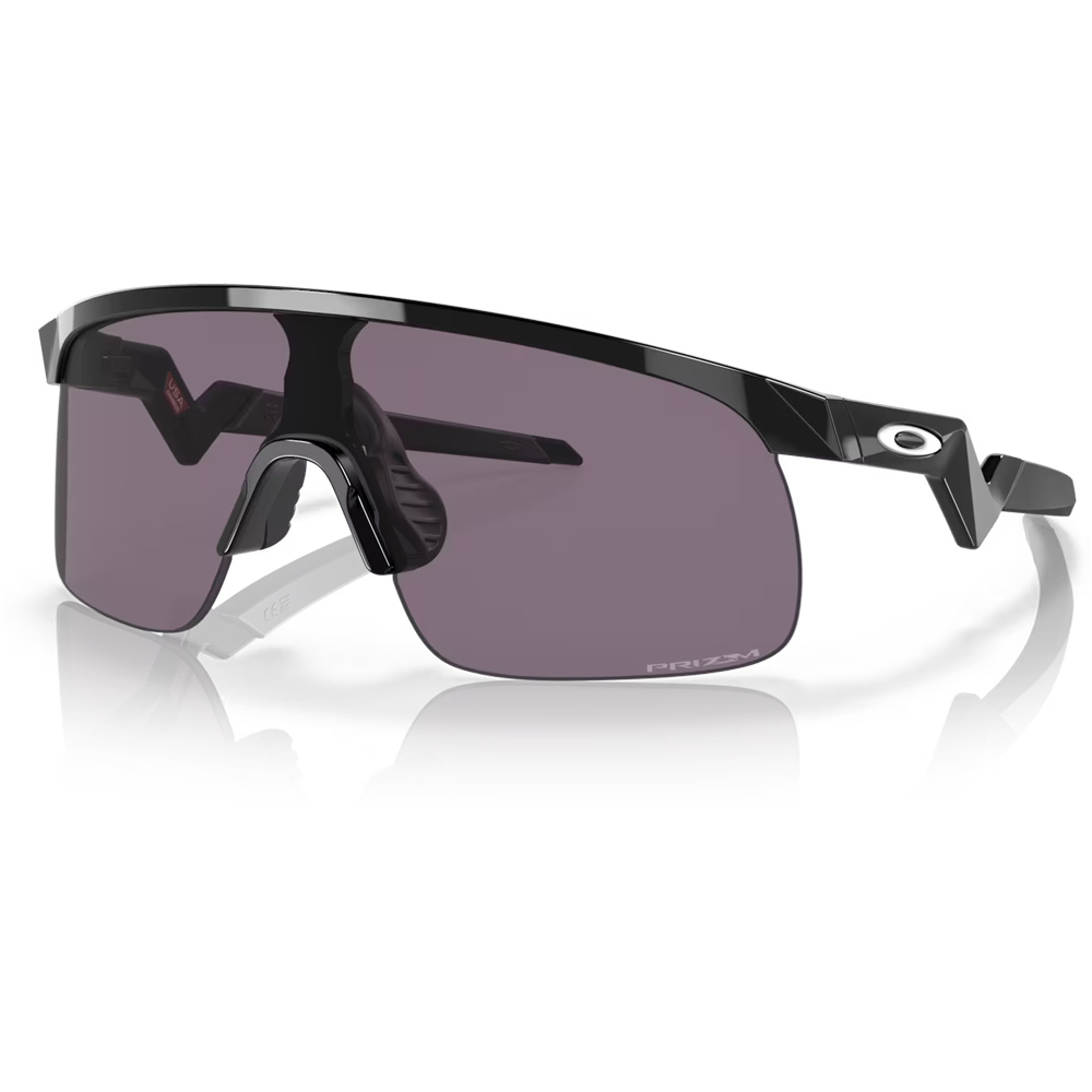 Oakley gafas deportivas infantiles RESISTOR POL BLK W/ PRIZM GRY vista frontal