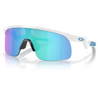 Oakley gafas deportivas infantiles RESISTOR POL WHITE W/ PRIZM SAPPH vista frontal