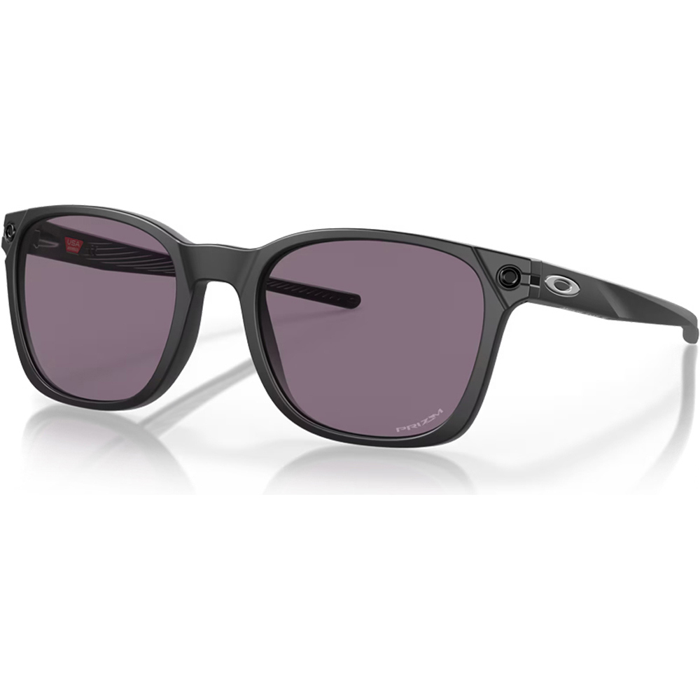 Oakley gafas deportivas Ojector Matte Black w/ Prizm Grey vista frontal