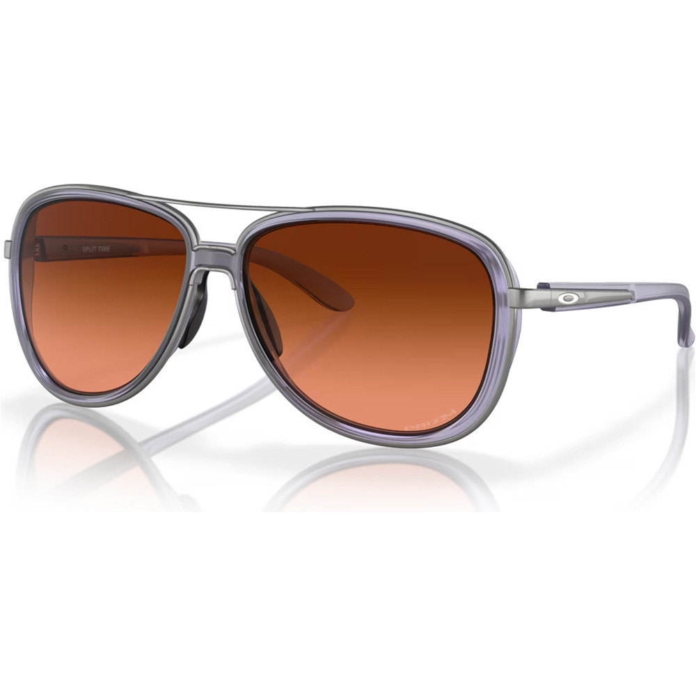 Oakley gafas deportivas Split Time Mt Trans Lilac W/PrizmBrnGrad vista frontal