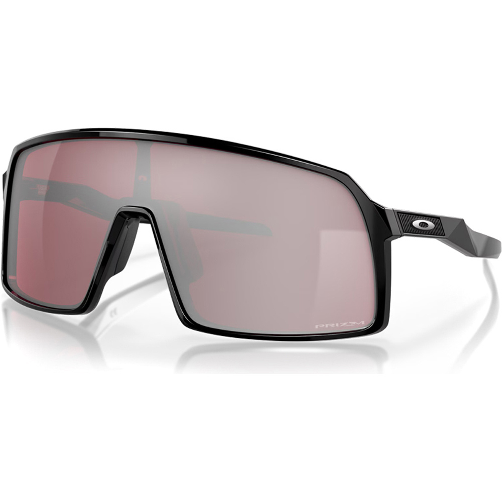 Oakley gafas deportivas Sutro Pol Black w/ PRIZM Snow Blk vista frontal