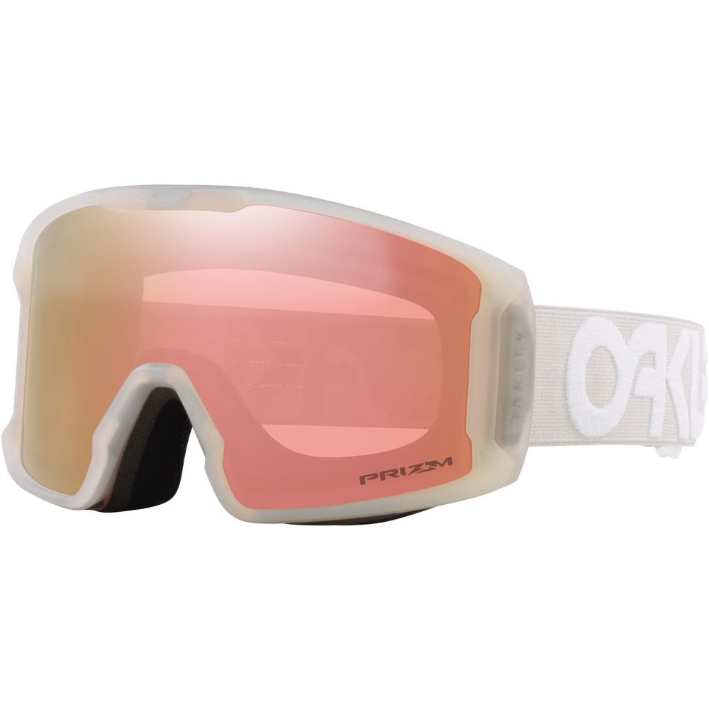 Oakley gafas ventisca Line Miner M Cool Grey wPrzm Rose Gold vista frontal